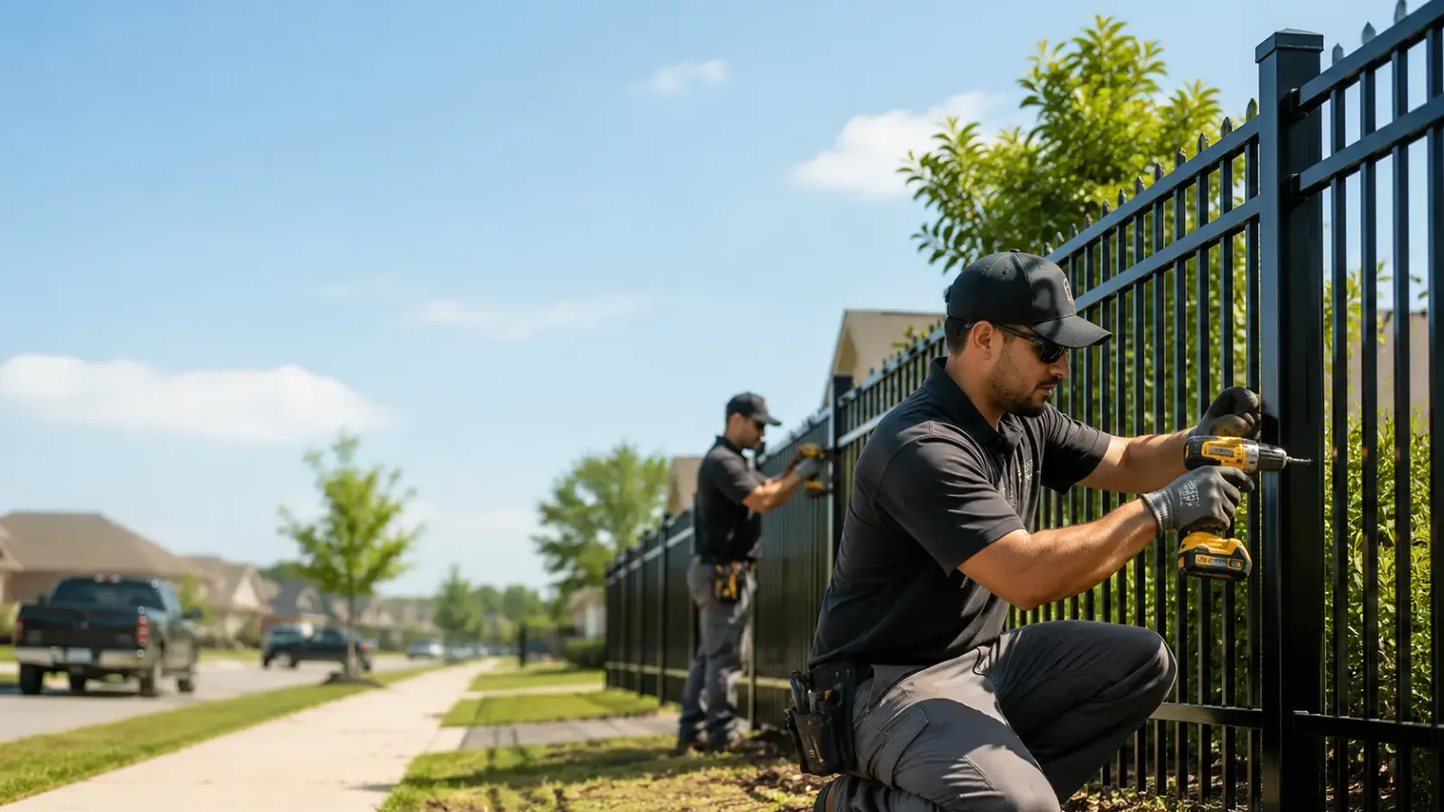 Metal Fence Installation in Golden Gate, IL